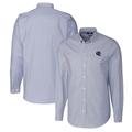 Men's Cutter & Buck Light Blue Tennessee Titans Helmet Stretch Oxford Long Sleeve Button-Down Shirt