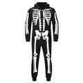 Afunbaby Matching Family Costumes Halloween Glow in The Dark Jumpsuit Skeleton Hoodie Onesies