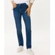 5-Pocket-Jeans BRAX "Style MARY" Gr. 42K (21), Kurzgrößen, blau Damen Jeans 5-Pocket-Jeans