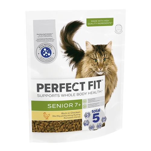 6x 750g Perfect Fit Senior 7+ - Reich an Huhn Katzenfutter trocken