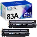 LxTek 83A Toner Kompatibel für HP 83A CF283A für HP Laserjet Pro MFP M125nw M127fw M127fn M225dw M125a für HP Laserjet Pro M201dw M201n MFP M225dn M127fp M127fs (Schwarz, 2er-Pack)