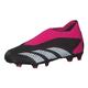Adidas Predator Accuracy.3 Ll Fg J Football Shoes (Firm Ground), Core Black/FTWR White/Team Shock Pink 2, 28.5 EU