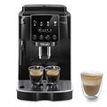 De'Longhi Magnifica Start ECAM222.20.B, Automatic Coffee Machine with Milk Nozzle, Bean to Cup Espresso Machine with 4 One-Touch Recipes, Soft-Touch Control Panel, 1450W, Black