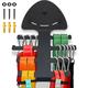 KOMOHOM Exercise Resistance Band Rack Resistance Bands Storage Hanger Gym Equipment Organizer Rack Pull Up Bands Rack Multi-Purpose Gym Equipment Storage Rack