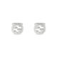 Gucci Interlocking Motif Sterling Silver Cufflinks - Silver