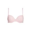 Calvin Klein Womens 000QF5482E Flocked Hearts Lightly Lined Demi Bra - Pink - Size 34D