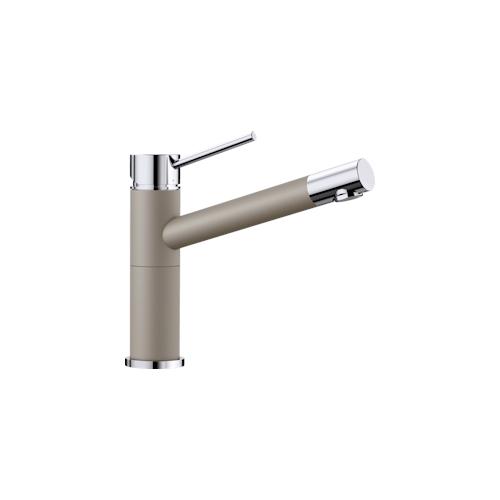 Blanco Edelstahl Armatur, Alta Compact Tartufo/Chrom, Wasserhahn für die Küche