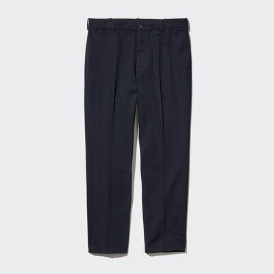 Uniqlo - Cotton Smart -Like Ankle Length Trousers - Blue - S
