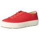 Amazon Essentials Damen Sneaker mit Schnürung, Rot, 39 EU