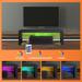 TV stand with Storage 51 inch LED Modern TV Media Console Entertainment Center with Drawer TV cabinet for Living Room Bedroom