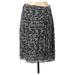 Nine & Co. by Nine West Casual Skirt: Black Jacquard Bottoms - Women's Size Large