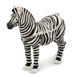 Pewter Enamel Zebra Trinket Box