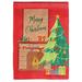 Dicksons Inc Tree Merry Christmas 2-Sided Polyester Flag | 18 H x 13 W in | Wayfair M011861