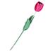 Hadanceo Pretty Latex Real Touch Artificial Silk Tulip Flower Wedding Bouquet Home DÃ©cor Rose-Red