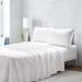 MeadowPark Pure Linen Sheet Set 4PCS Linen in White | 102 H x 108 W in | Wayfair WHITESHEET257073