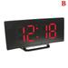 Digital Alarm Clocks Bedside Mains Powered LED Clock Hot with Curved 5 O6S7