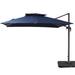 Arlmont & Co. Pulk 120" Square Cantilever Umbrella, Polyester | 99.6 H x 120 W x 120 D in | Wayfair 628F6161B32E4AA6A497CEEE0429E4B1