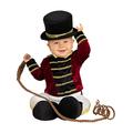 Funidelia | Ringmaster Costume for Babies Tamer, Circus, Funny, Ringmaster - Costume for baby accessory fancy dress & props for Halloween, carnival & parties - Size 6-12 months - Red