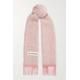 Acne Studios - Fringed Knitted Scarf - Pink