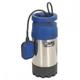 Sealey WPS92A Submersible Stainless Water Pump Automatic 92L/Min 40M Head 230V