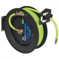 Sealey SA841HV Retractable Air Hose Metal Reel 15M Ø10Mm Id High-Visibility Tpr Hose