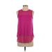 Vince Camuto Sleeveless Blouse: Pink Tops - Women's Size X-Small