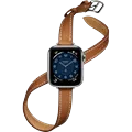 Dream ANGE-Bracelet Double Tour pour Apple Watch Bracelet en cuir véritable Bracelet iWatch Série