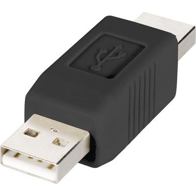 Usb 2.0 Adapter [1x usb 2.0 Stecker a - 1x usb 2.0 Stecker a] rf-usba-02 vergoldete Steck