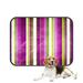 ECZJNT Retro Stripe Pattern In Green Purple White And Violet Pet Dog Cat Bed Pee Pads Mat Cushion Potty Dogs Blankets Crate Bed Kennel 28x36 inch