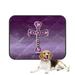 PKQWTM Cross Garnet Semi Precious Stones Silver Channel Pet Dog Cat Bed Pee Pads Mat Cushion Potty Dogsblankets Crate Bed Kennel 28x36 inch