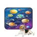ECZJNT Solar System Planets Vertical Pet Dog Cat Bed Pee Pads Mat Cushion Potty Dogsblankets Crate Bed Kennel 28x36 inch
