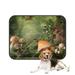 PKQWTM Fantasy Mushroom And Stump In The Forest Pet Dog Cat Bed Pee Pads Mat Cushion Potty Dogs Blankets Crate Bed Kennel 25x30 inch