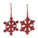 Fir Wood Snowflake Ornament (Set of 12)