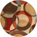 Mayflower Handmade Modern Circles Wool Area Rug