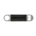 Racing Rico Industries Logo Black Laser Engraved Bar Blade Faux Leather Laser Engraved Bar Blade - Great Beverage Accessory for Game Day