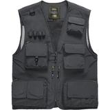 Men s Casual Outdoor Work Safari Fishing Travel Photo Cargo Vest Jacket Multi Pockets