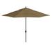 Arlmont & Co. 132" Market Sunbrella Umbrella Metal in Brown | 110.5 H x 132 W x 132 D in | Wayfair A7182084B557461FB14696E40F4EF926