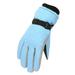 IROINNID Discount Snowboarding Gloves for Big Boys and Girls Snow Gloves Kids Ski Winter Gloves Windproof Children Warm Gloves Light Blue