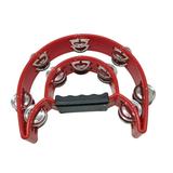 Baby Rattles Children Percussion Toy Musical instrument Ring Hand Ring Sand Hammer Tambourine Combination Baby Rattles 0-6 Months Metal Red