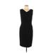 BOSS by HUGO BOSS Casual Dress - Sheath: Black Solid Dresses - Women's Size 6