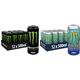 Monster Energy Drinks 24 Pack 500ml (12 Cans Original & 12 Cans Aussie Lemonade) - By Shop 4 Less