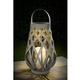 EEMKAY® New Stunning Design Outdoor Garden XL Roma Solar Powered Wicker Lantern