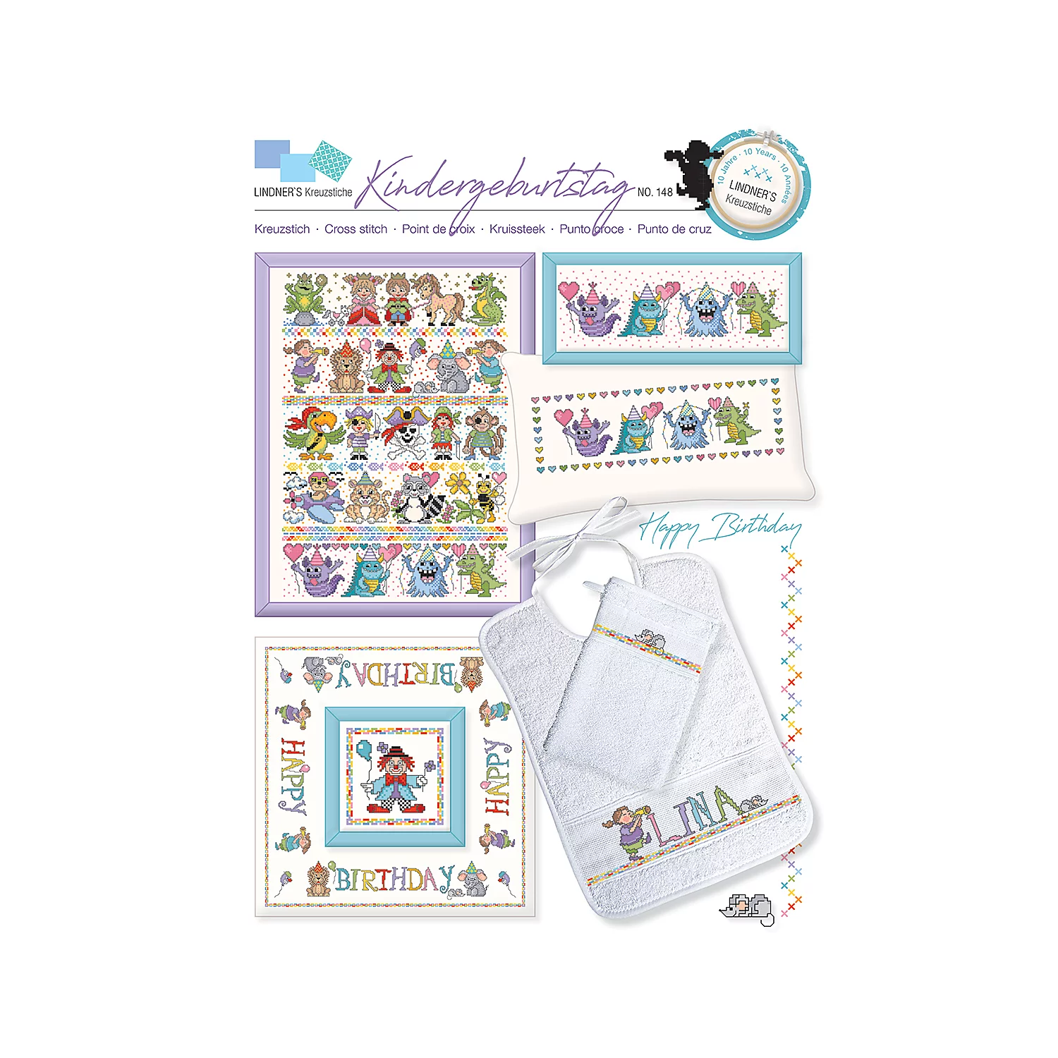 Stickvorlage Kindergeburtstag Image