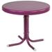 Northlight 22 Outdoor Retro Tulip Side Table Purple