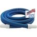 One Year Manufacture Warranty Above/In Ground Manual Swimming Pool Vacuum Hose with Swivel Cuff (Residential Blue 1.25 in 30)