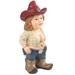 Hi-Line Gifts 10.25 Texas Women Gnome Outdoor Garden Statue