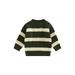 IZhansean Infant Toddler Baby Girl Boy Knit Sweater Striped Pullover Sweatshirt Long Sleeve Autumn Winter Jumper Tops Green 2-3 Years