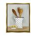 Stupell Industries Lemons & Utensils Kitchen Painting Food & Beverage Painting Gold Floater Framed Art Print Wall Art