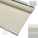 Keego Cordless Roller Shades Light Filtering Blinds for Windows Room Darkening Rolled Up Shades UV Protection Window Shades Door Blinds for Home and Office(Khaki 47 W x 54 H)