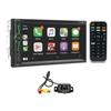 Power Acoustik CPAA-70D 2-Din 7 DVD/Carplay/Android/Bluetooth Receiver+Camera